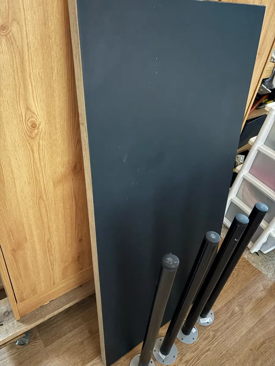 IKEA Desk 120 × 60 cm – Black - Image 1