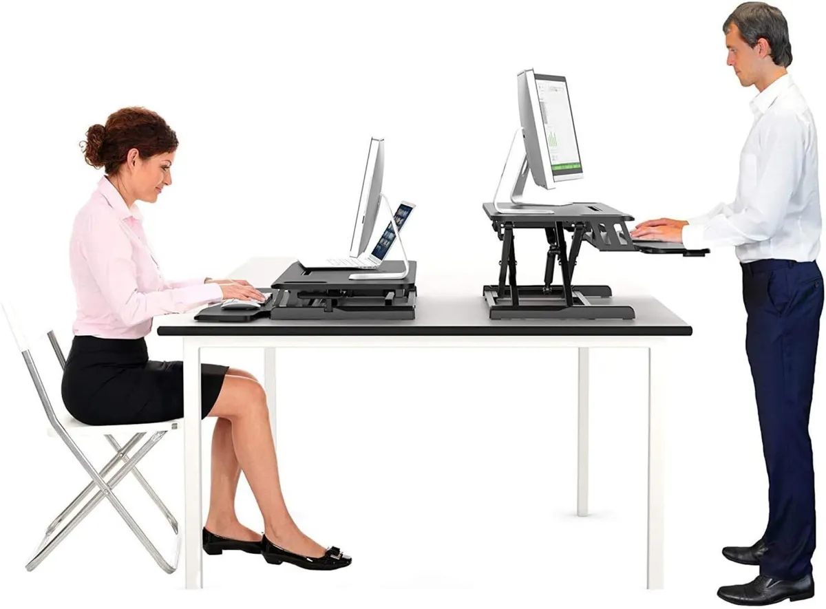 Standing Desk Converter Height Adjustable Riser - Image 3