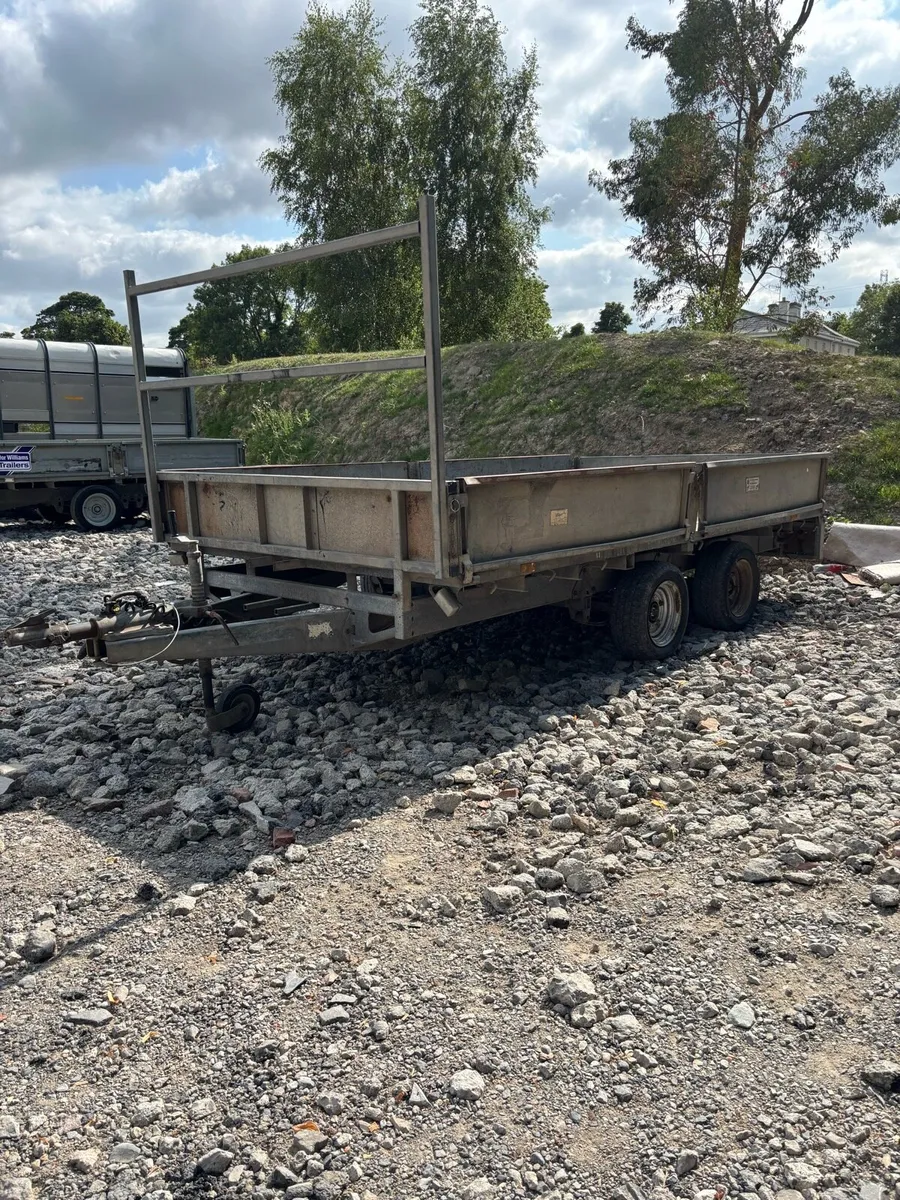 Ifor Williams 12x6’6 dropside flatbed trailer - Image 2