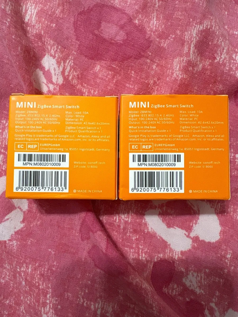 2 × Sonoff ZBMINI ZigBee Smart Switch - Image 2