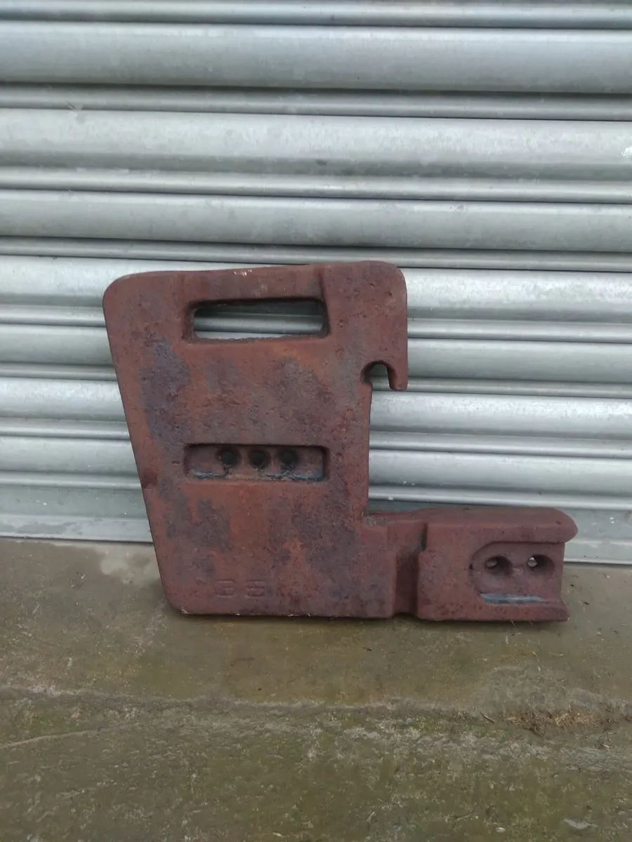 Nutfield Drawbar, front wheel & weights - Image 4