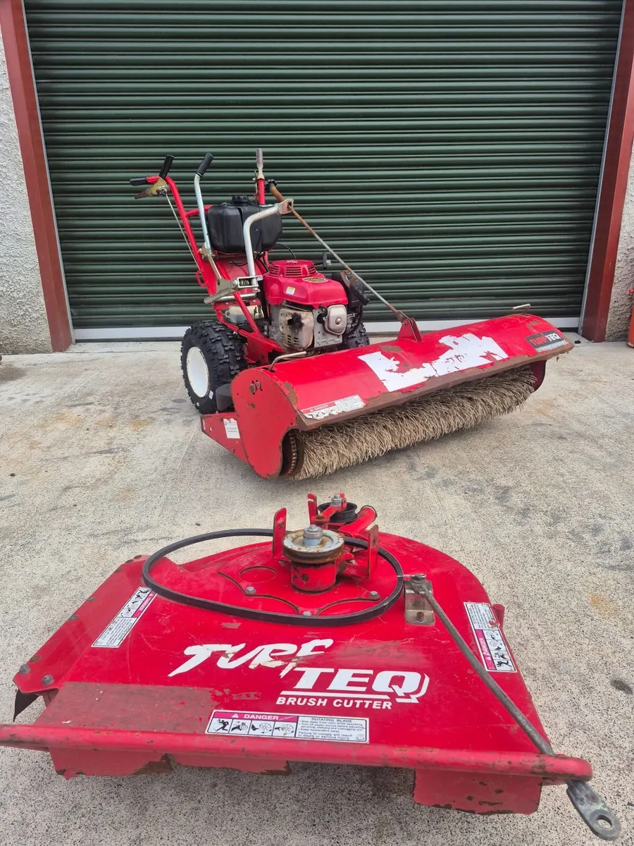 Turf teq sweeper and brushcutter - Image 1