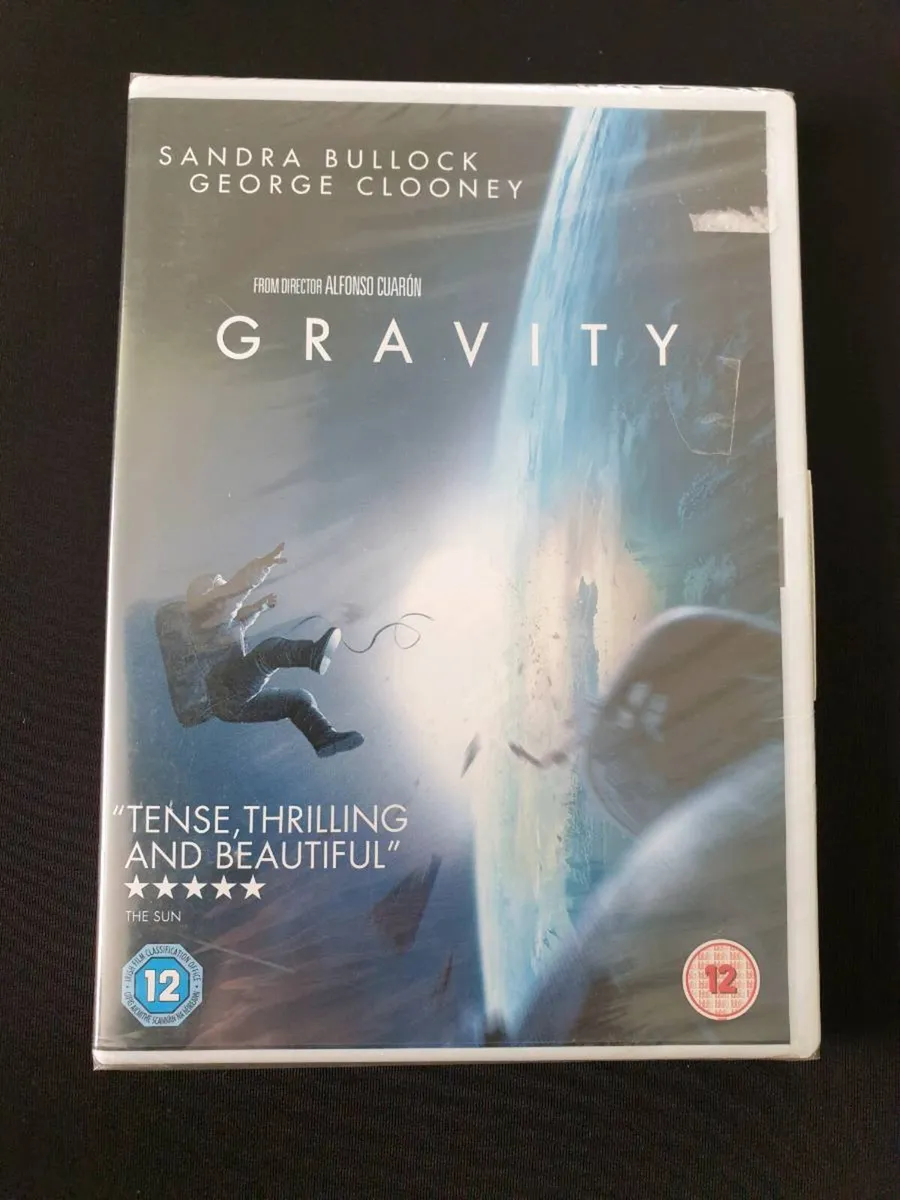 Gravity DVD Sandra Bullock George Clooney Movie - Image 1