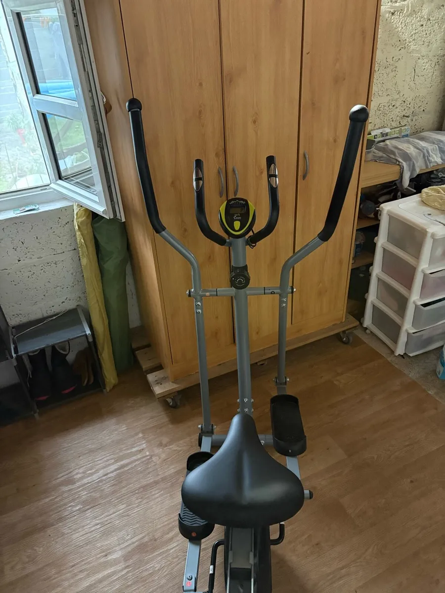 Opti 2-in-1 Cross Trainer & Exercise Bike - Image 1