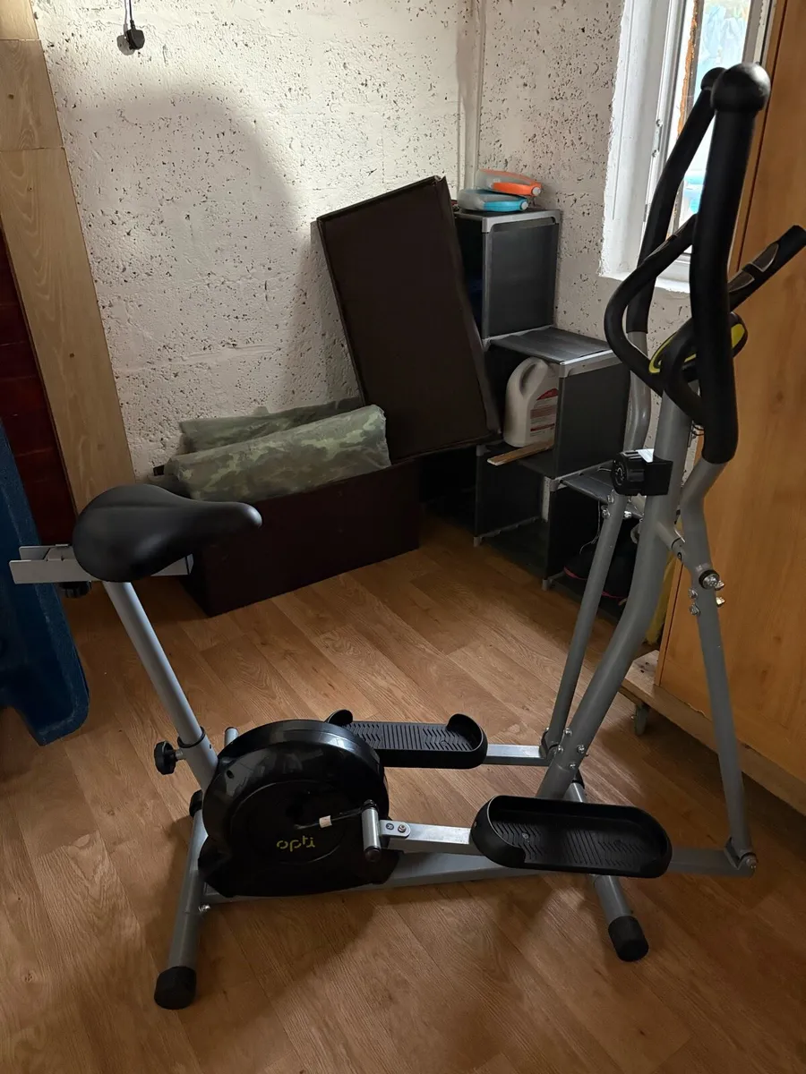 Opti 2-in-1 Cross Trainer & Exercise Bike - Image 3