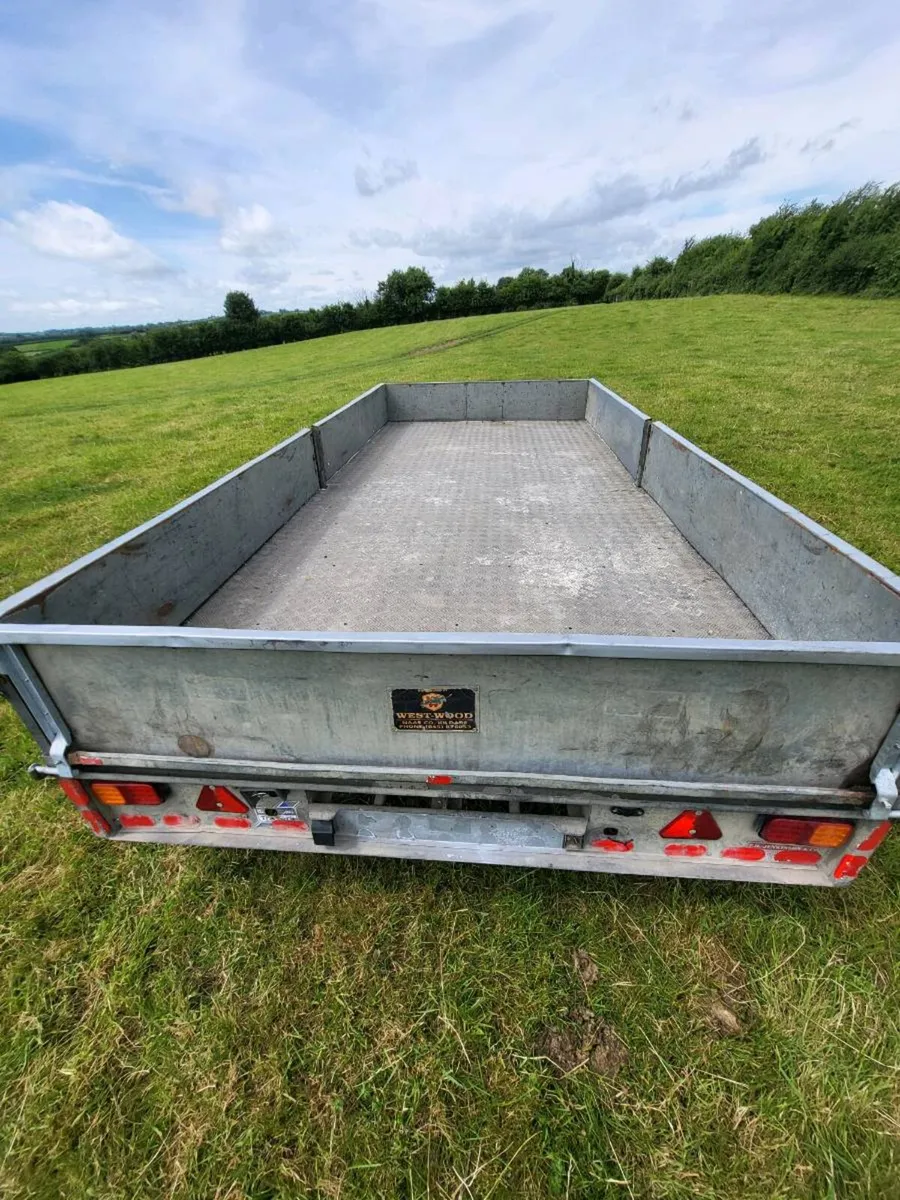 14' x 6'6" Ifor Williams dropside trailer - Image 4