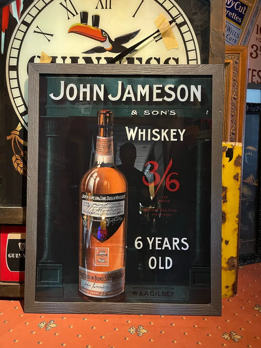 Irish pub memorabilia by gone Times - Image 3