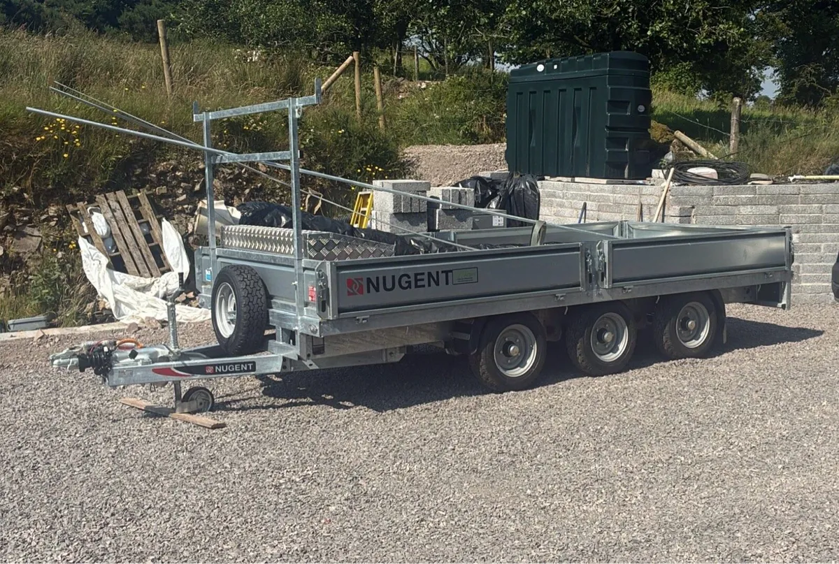 New 14x7 Nugent Triaxel Trailer