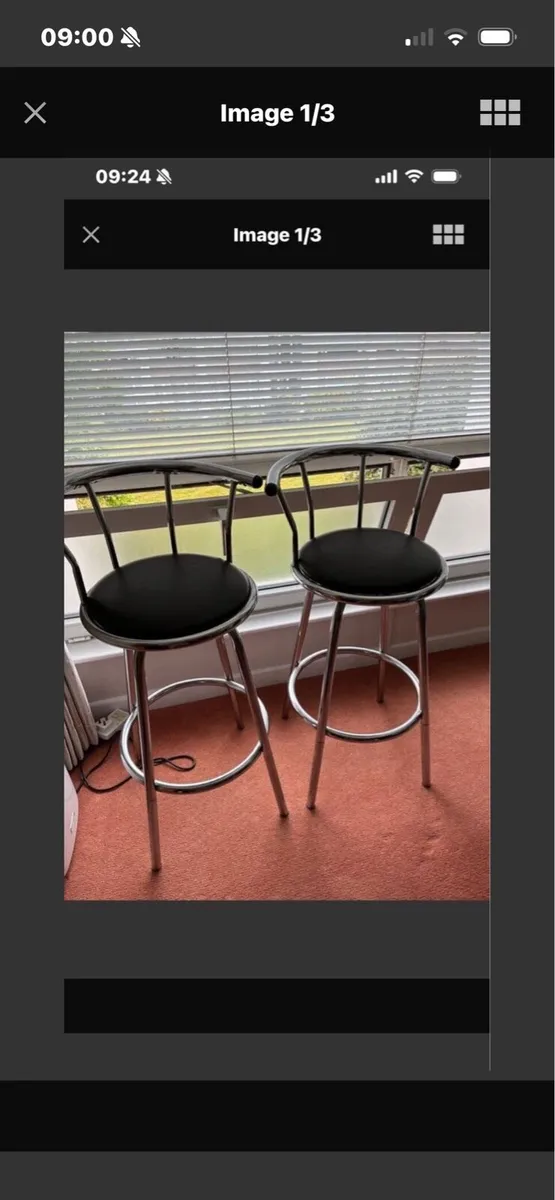 Rotating Chairs Stools Set - Image 1