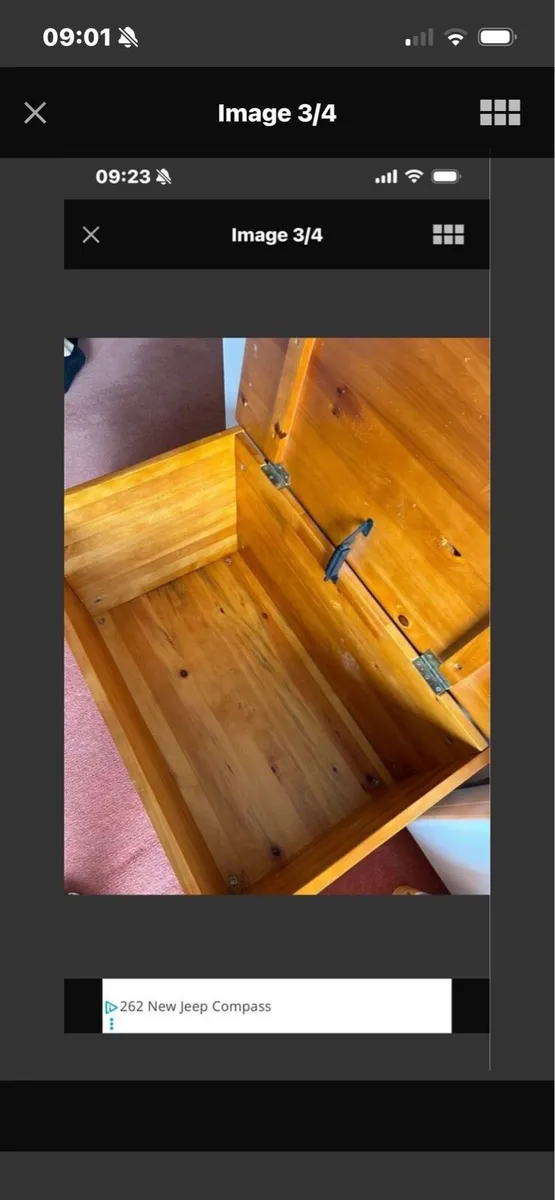 Oak Timber Storage/ Blanket Box - Image 3