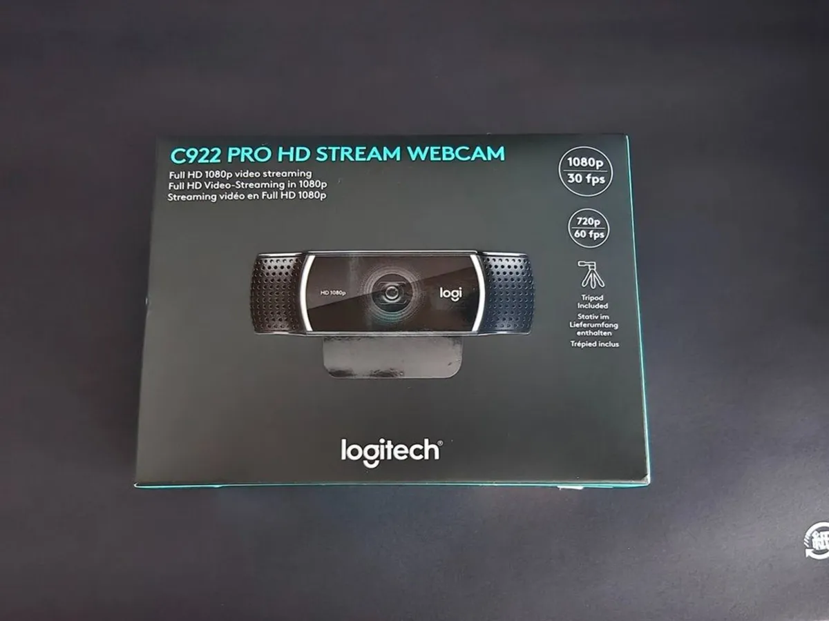 New C922 PRO HD Stream Webcam - Image 1