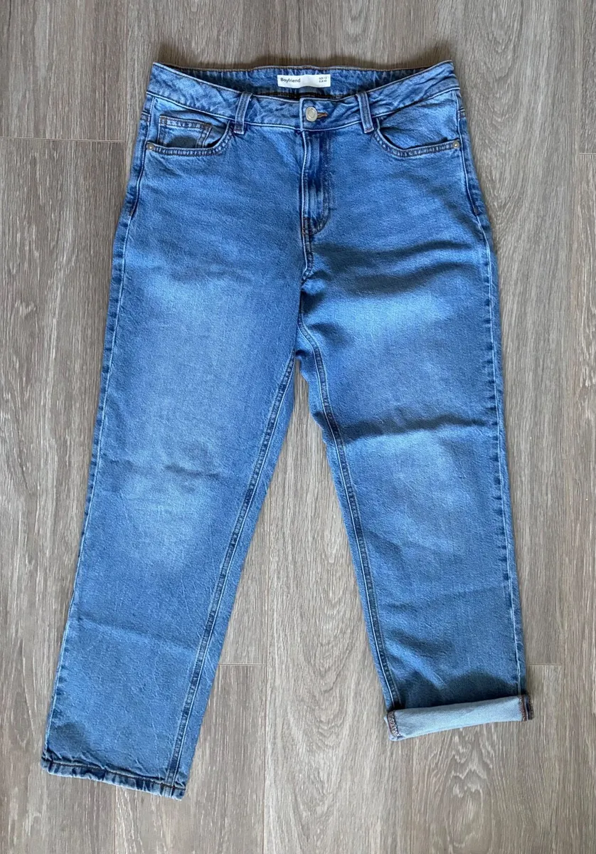 NEW  Ladies Boyfriend Jeans: Size 12 - Image 2