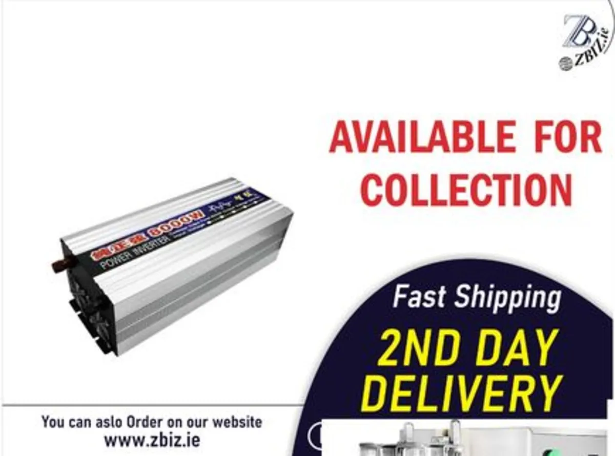 Inverter 6000 W 8000 W 12000 W Pure Sine Wave Volt - Image 1