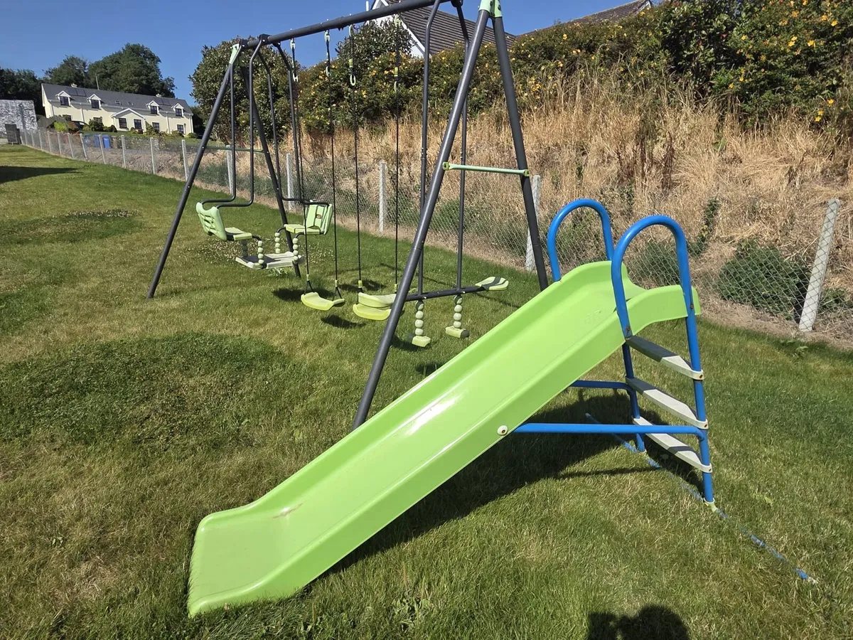 Swing set and slide - Image 2