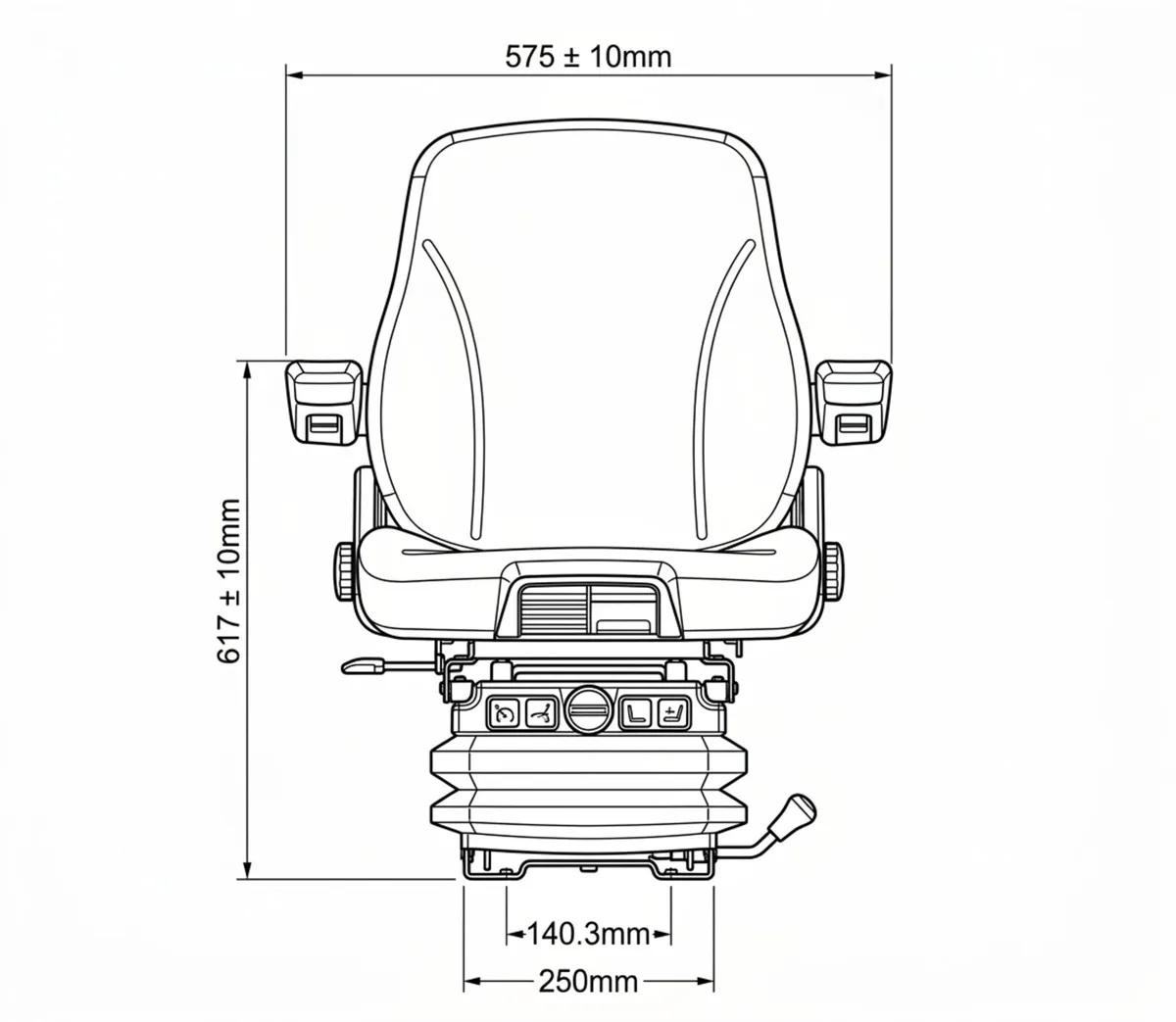 Sears Air Suspension Seat - Image 2