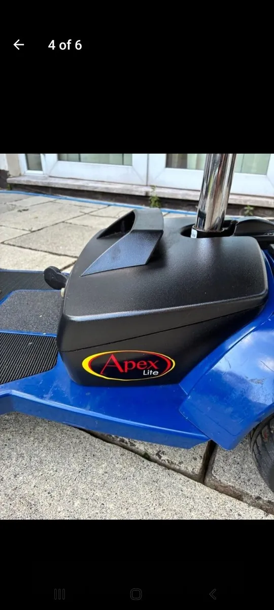 Mobility Scooter Pride Apex Lite ,New Batteries - Image 4