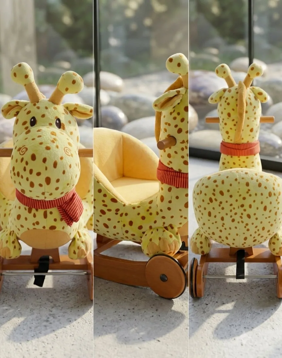 Giraffe Rocking Horse (or Giraffe Rocker) with int - Image 1