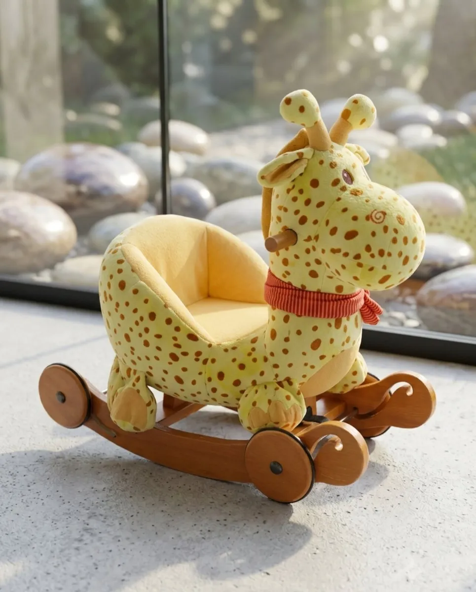 Giraffe Rocking Horse (or Giraffe Rocker) with int - Image 2
