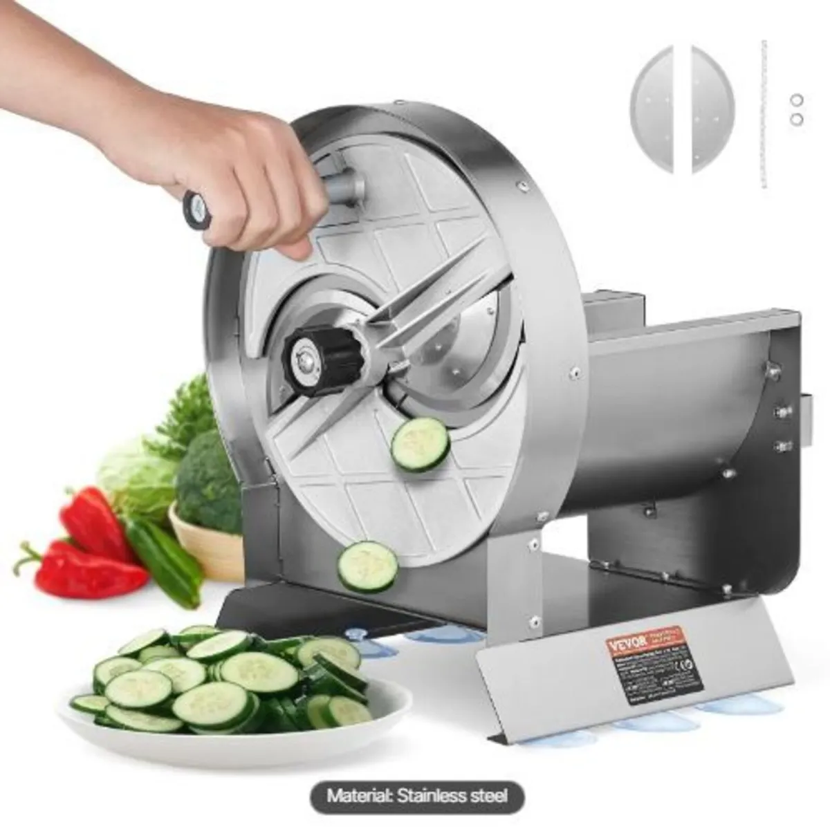 Manual Vegetable Fruit Slicer, 0-0.5"/0-12mm - Image 1