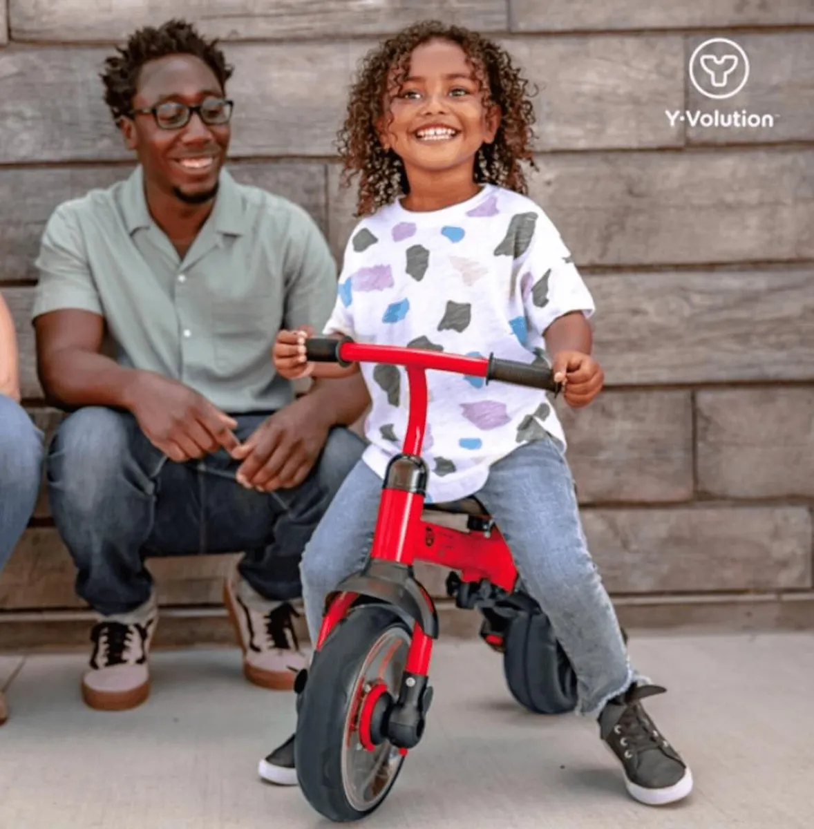 YVolution Yvelo Flippa 2020 Red Balance Bike - Image 2