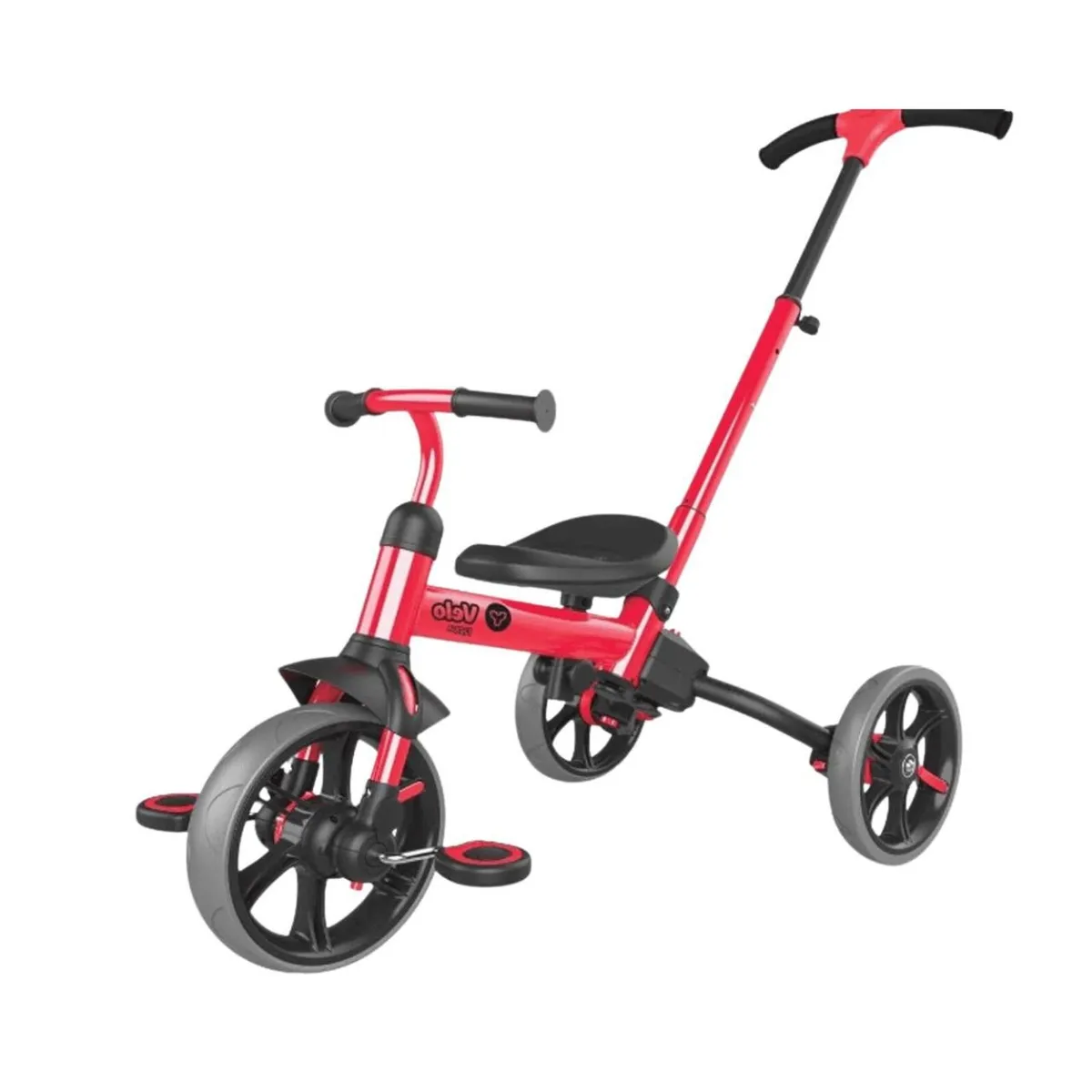 YVolution Yvelo Flippa 2020 Red Balance Bike - Image 1