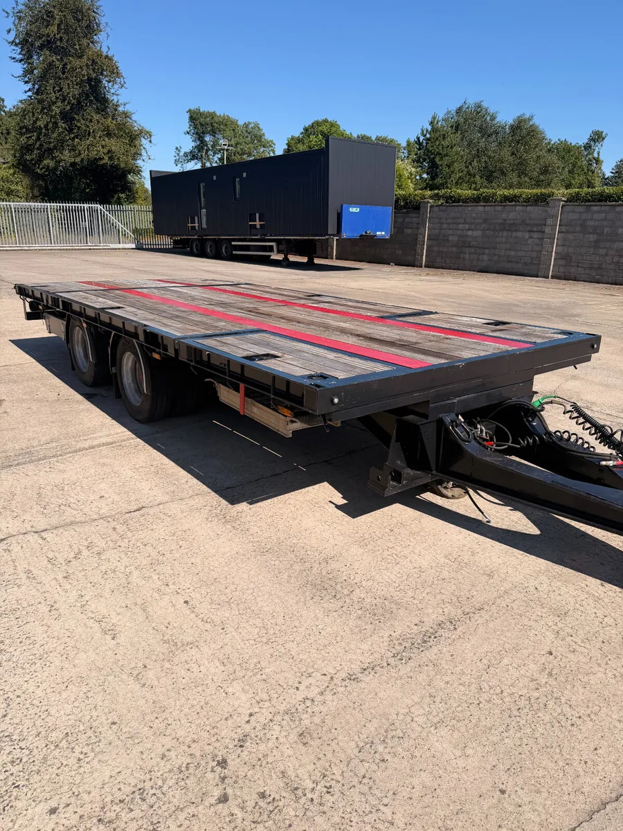 20ft Tri-Axle Flat Trailer - Image 4