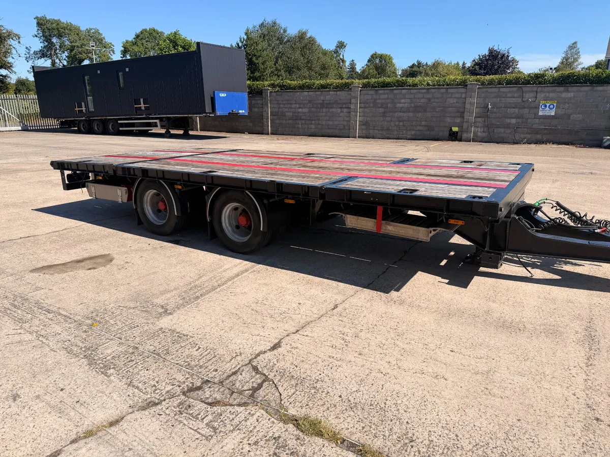 20ft Tri-Axle Flat Trailer - Image 2