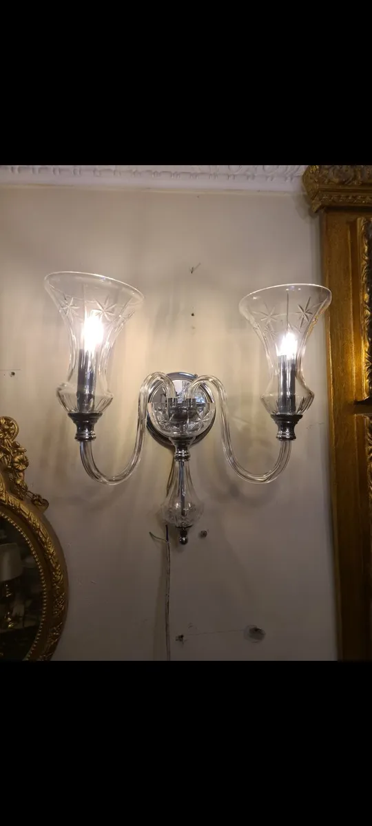 Preciosa czech crystal large wall lights - Image 1