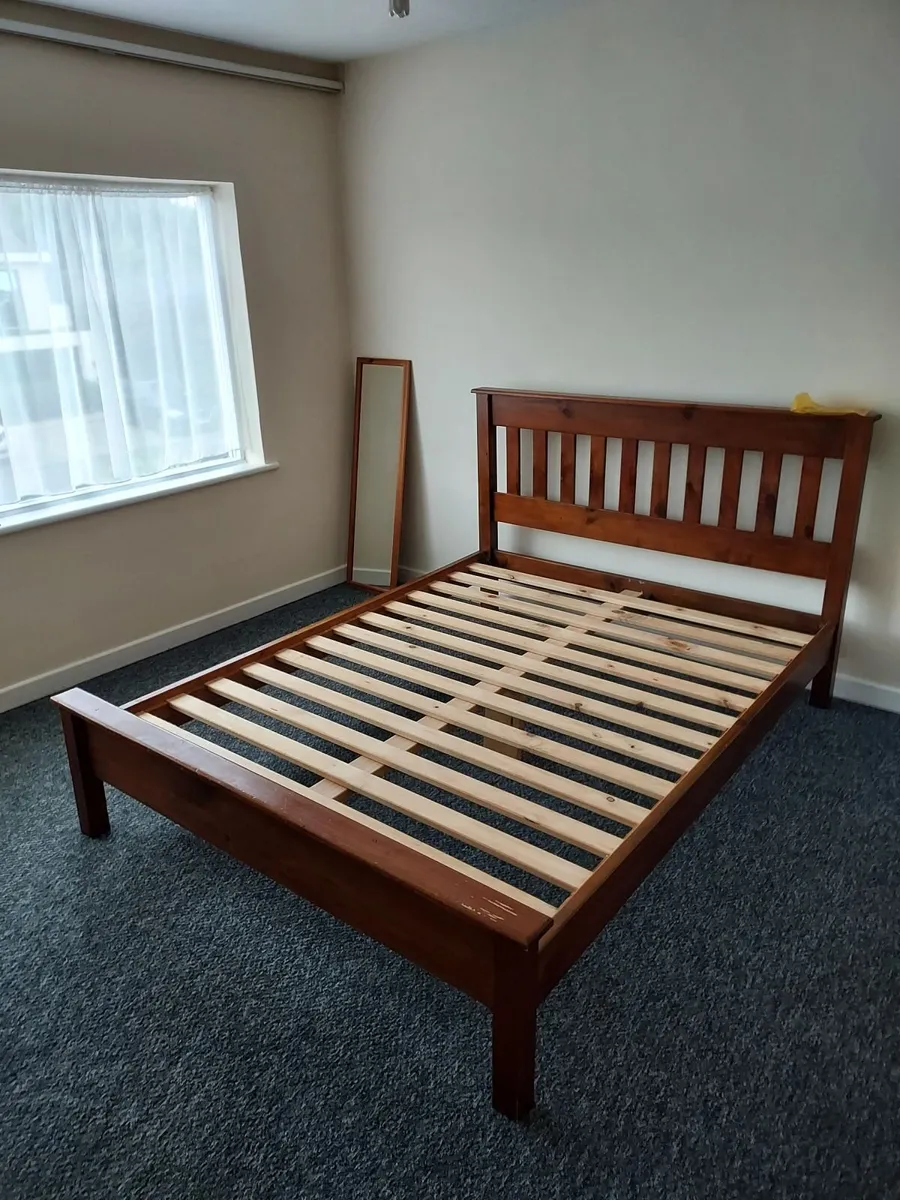 Wooden King Size Bed - Image 1