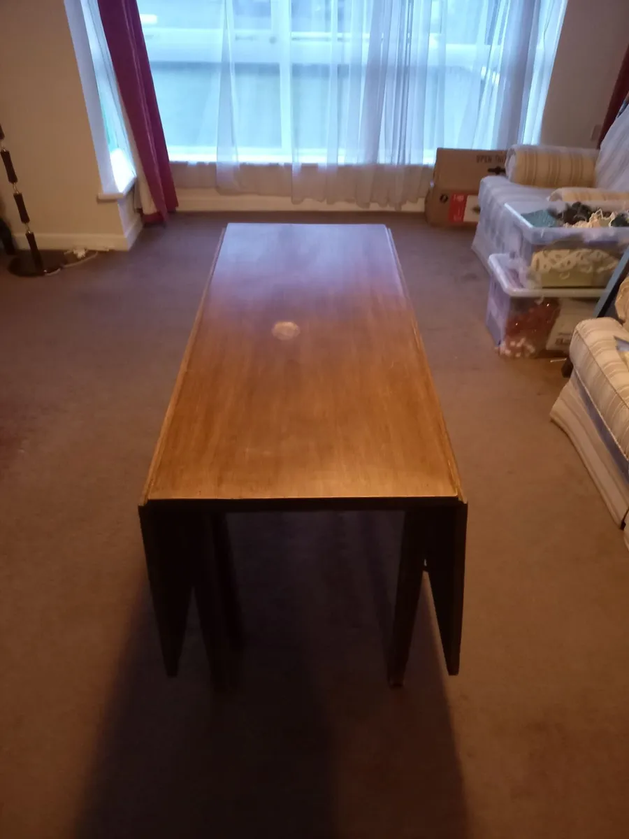Antique Drop Leaf Table - Image 1