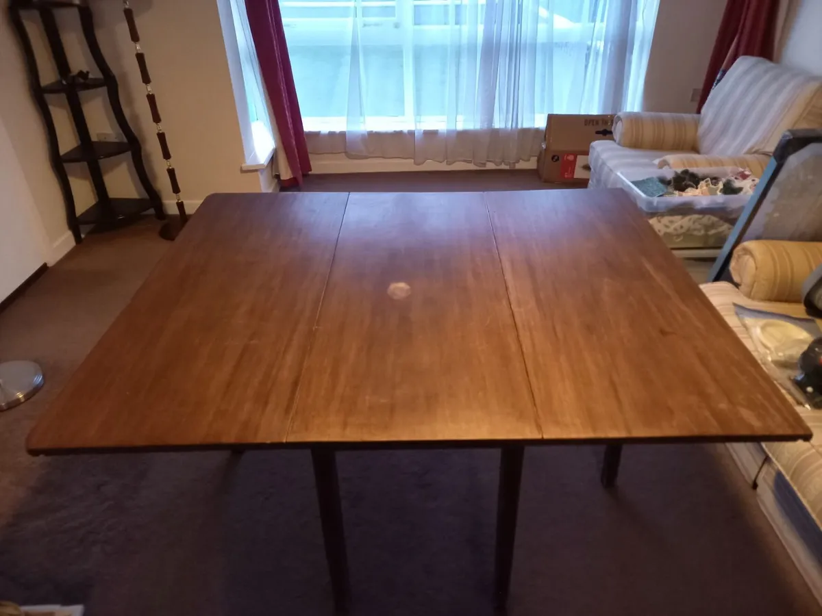 Antique Drop Leaf Table - Image 3