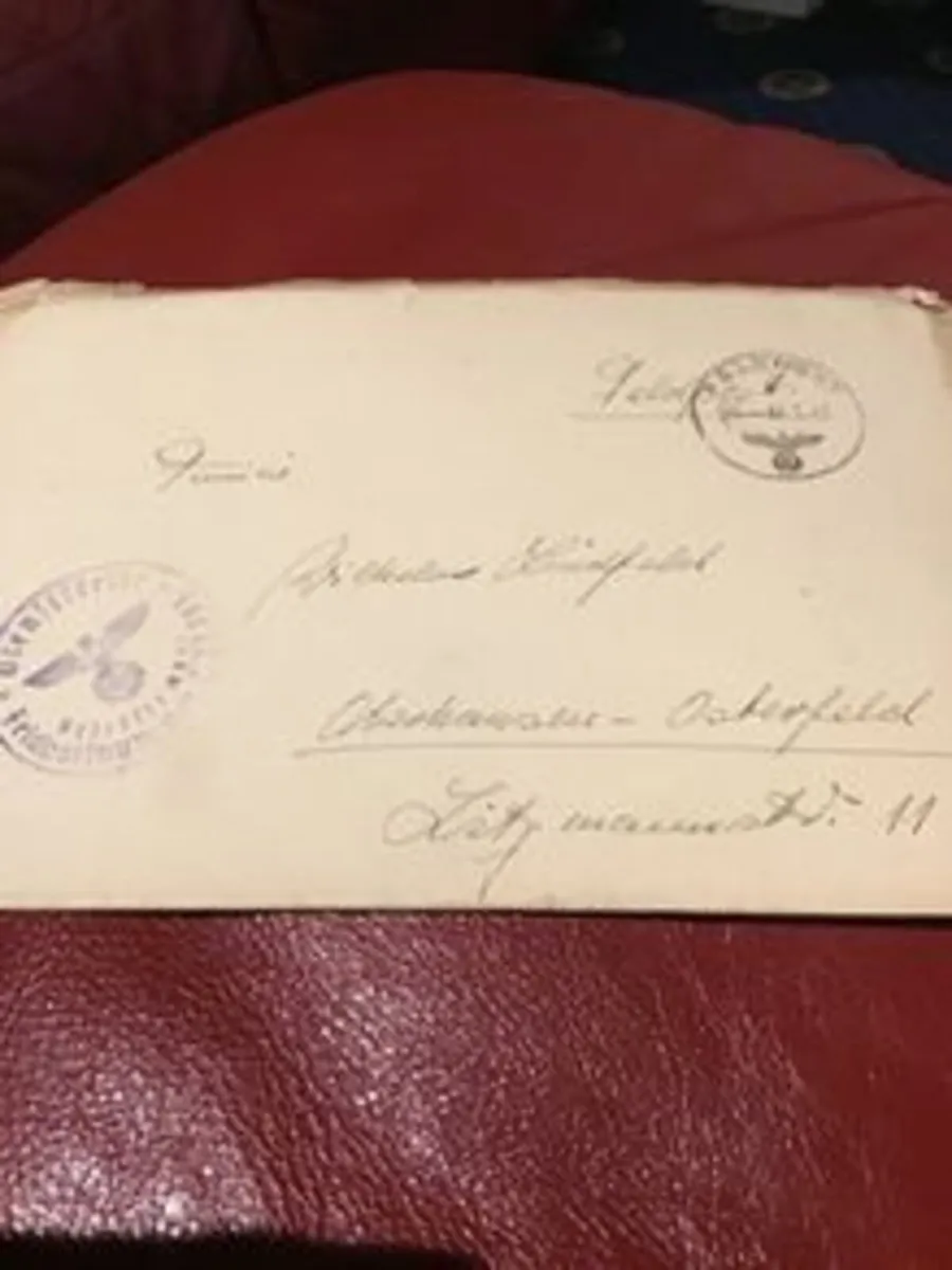 Rare / Genuine WW2 German Feldpost Envelope (1943)