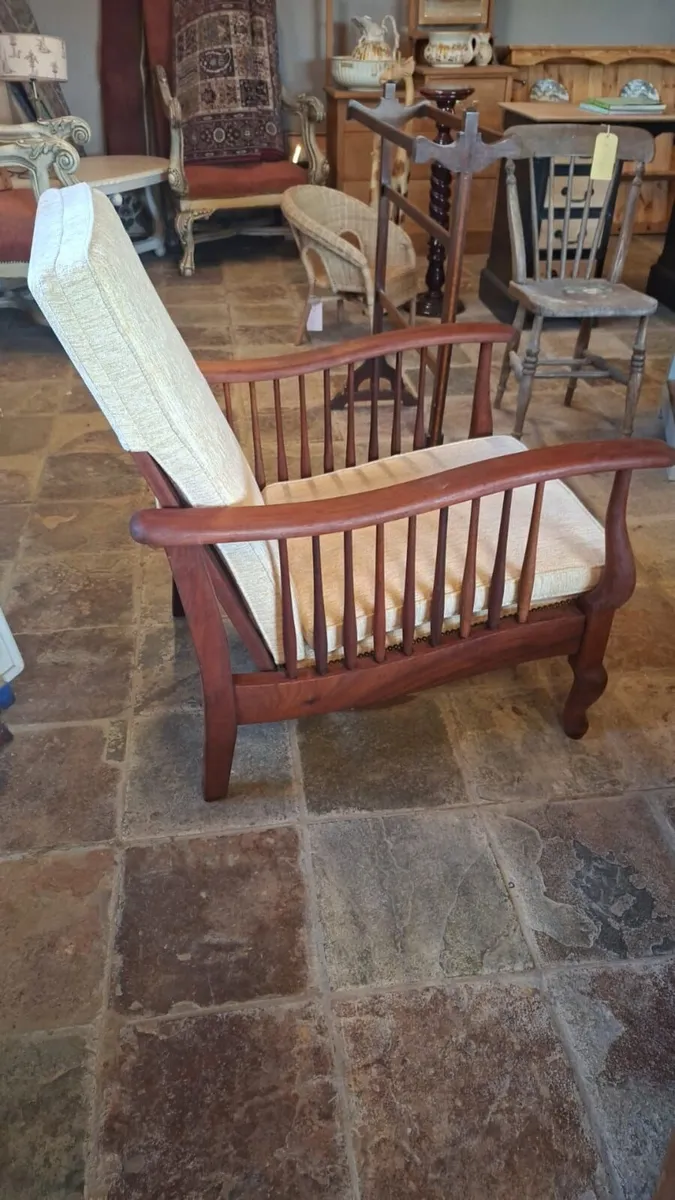 Early 1900s reclining morris style chair - Image 1