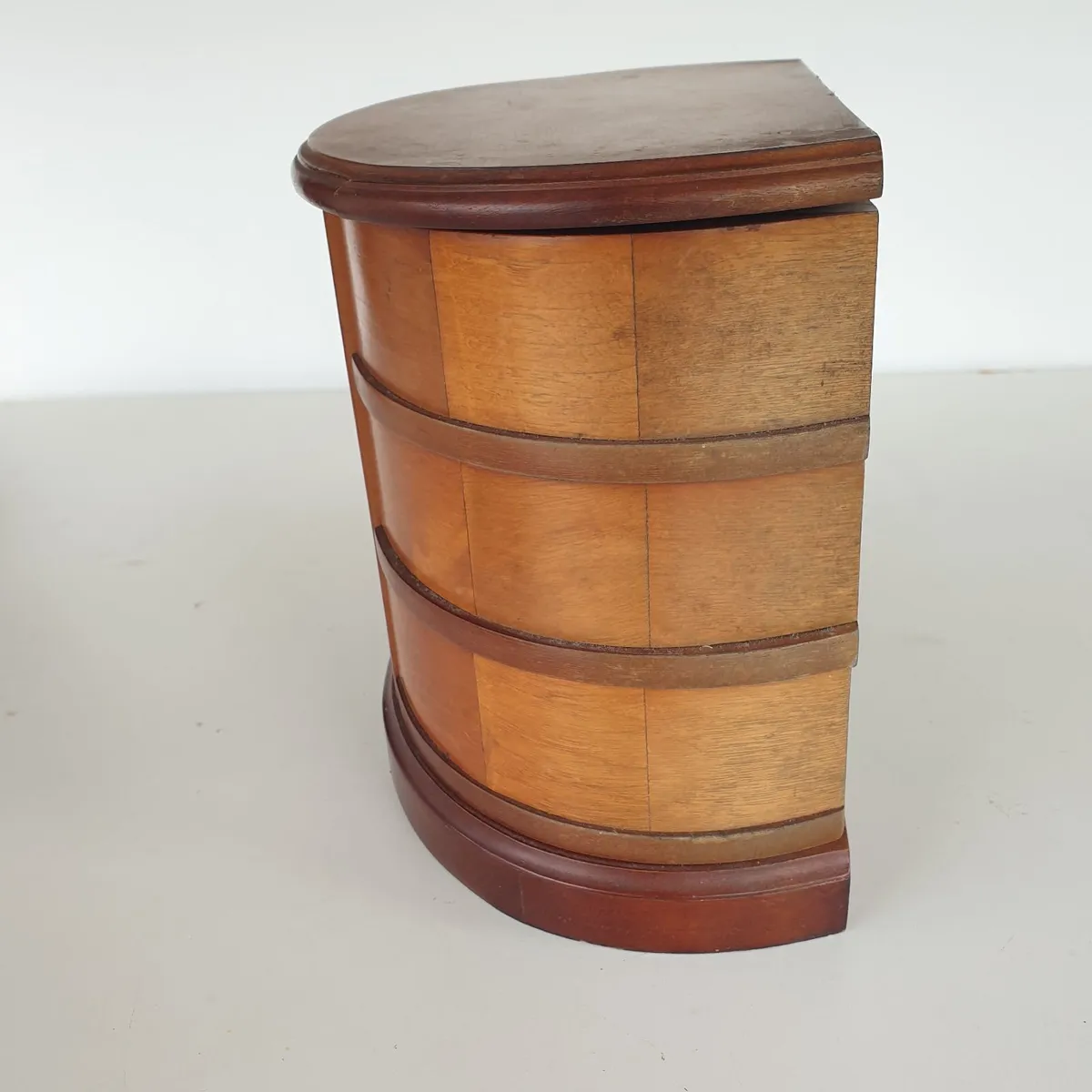 Jewellery box Mele design wooden vintage - Image 3