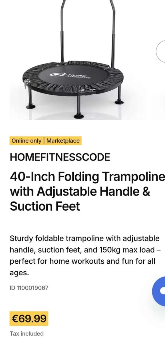 Fitness Trampoline / Rebounder