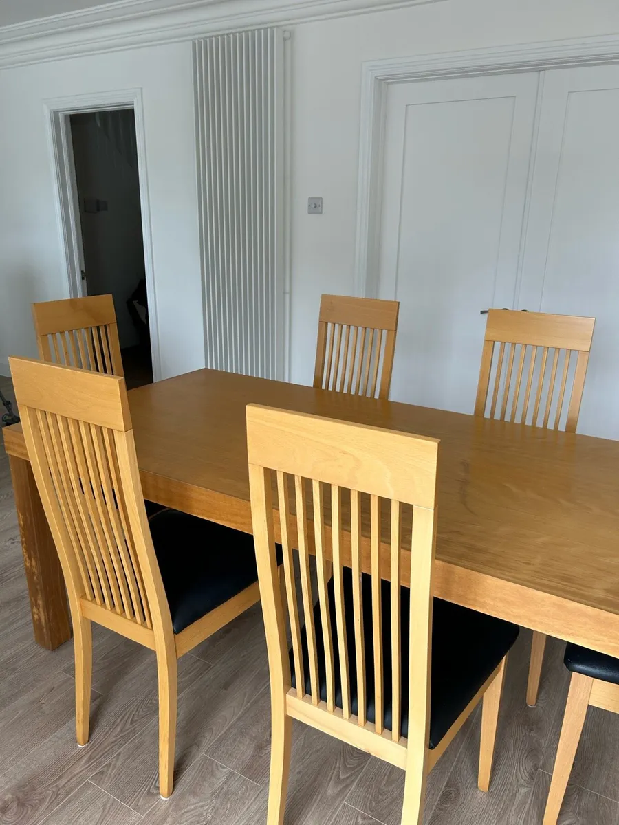 Dining Table and 6 Chairs - Image 3