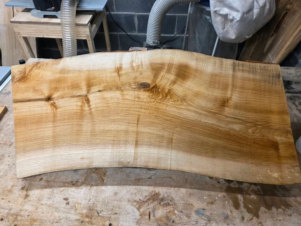 Live edge Ash Slabs - Kiln Dried - Image 1