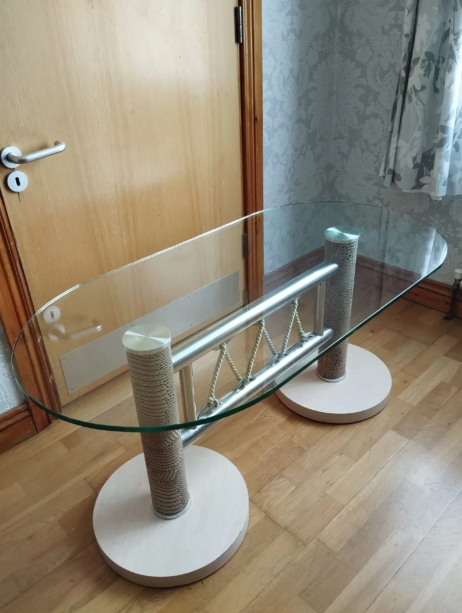 Glass coffee table - Image 2
