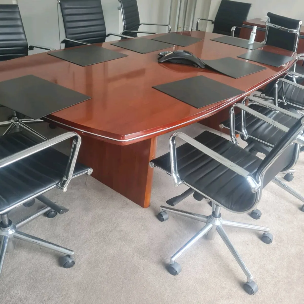 Executive boardroom table with