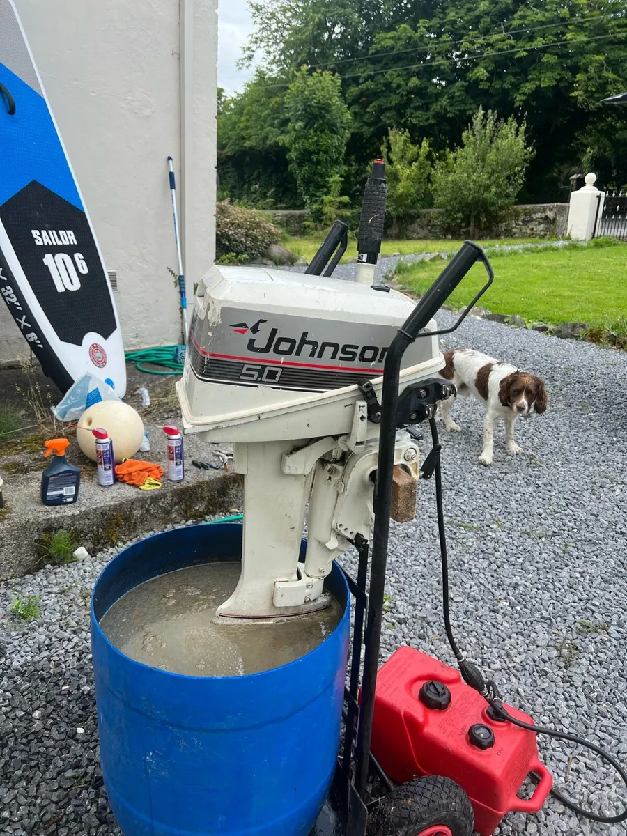 Johnson 5hp outboard - Image 3