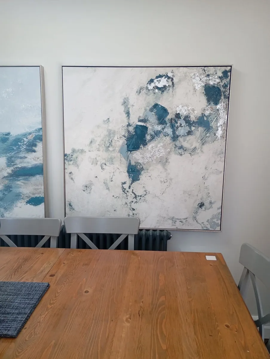 Large Paintings/ pair each 1m x1m - Image 1