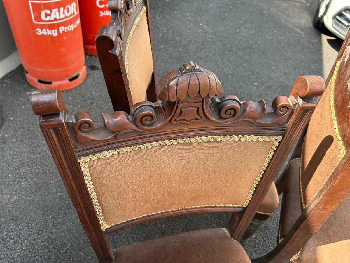 Vintage dining room chairs - Image 4