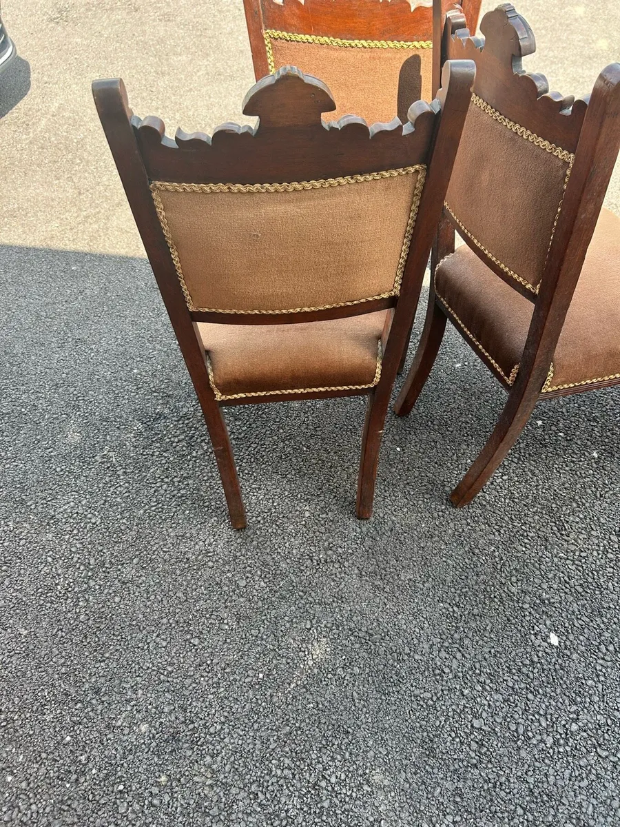 Vintage dining room chairs - Image 3