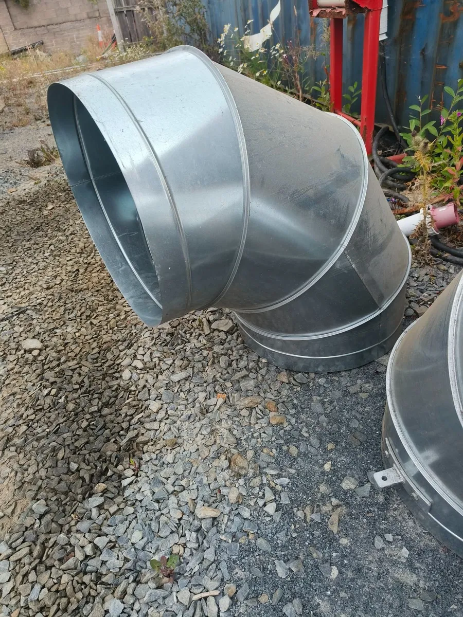 Direct Vent Ducting Dia 500mm 90 degree bends - Image 3