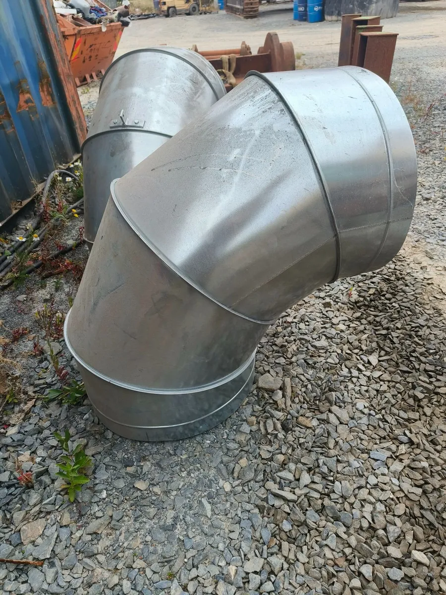 Direct Vent Ducting Dia 500mm 90 degree bends - Image 4