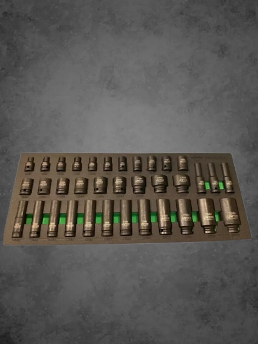 35pc 1/2" Deep & Shallow Impact Socket Set