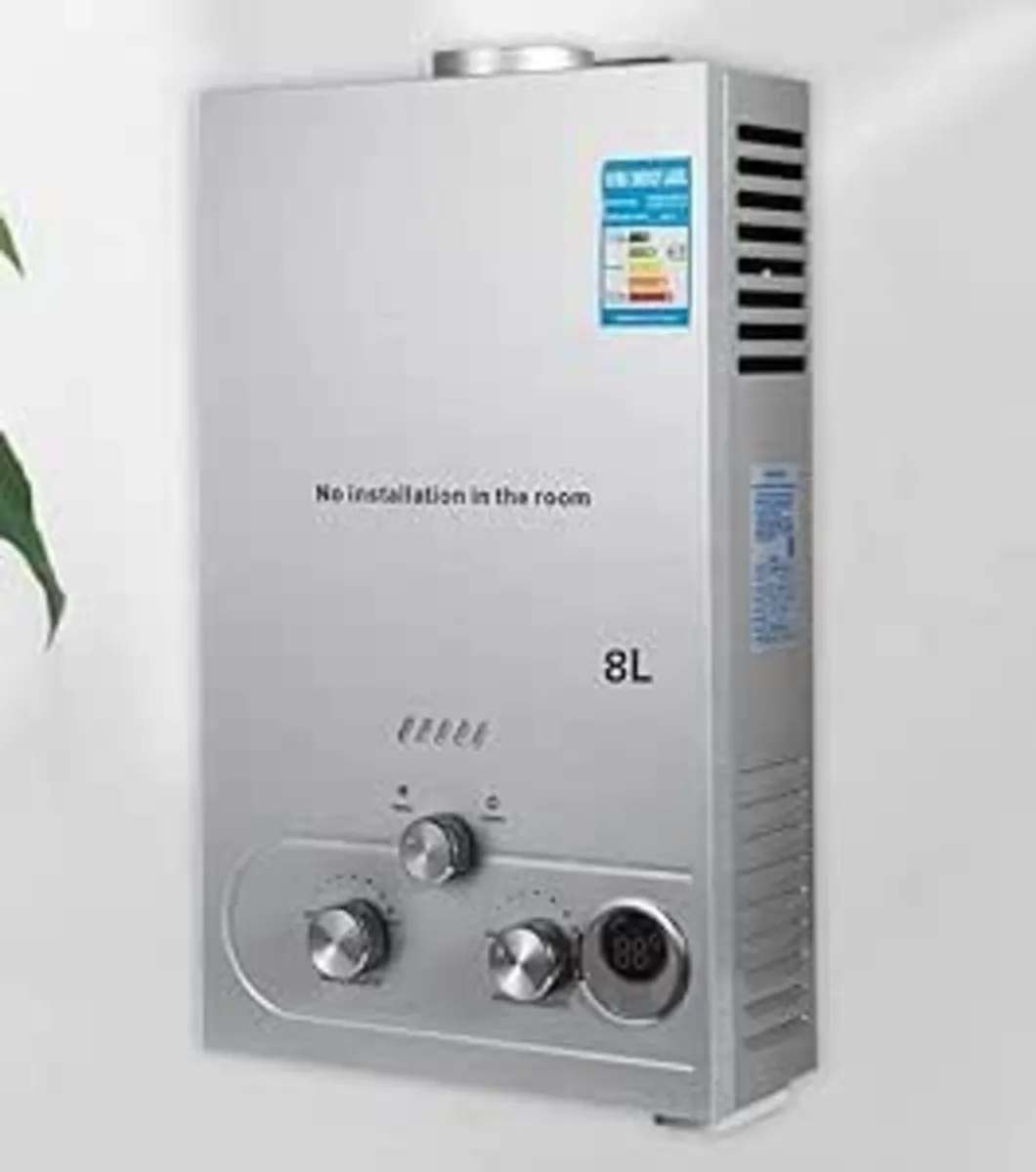 8L Propane Gas Tankless Instant Water Heater - Image 2