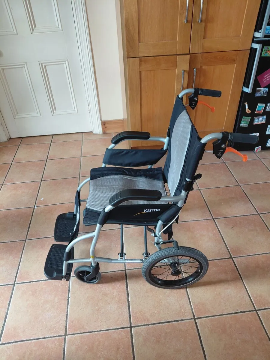 Ergo Lite Transit Wheelchair - Barely Used - Image 2