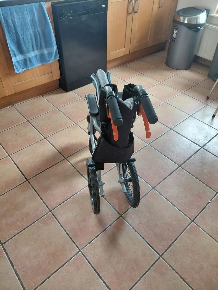 Ergo Lite Transit Wheelchair - Barely Used - Image 3