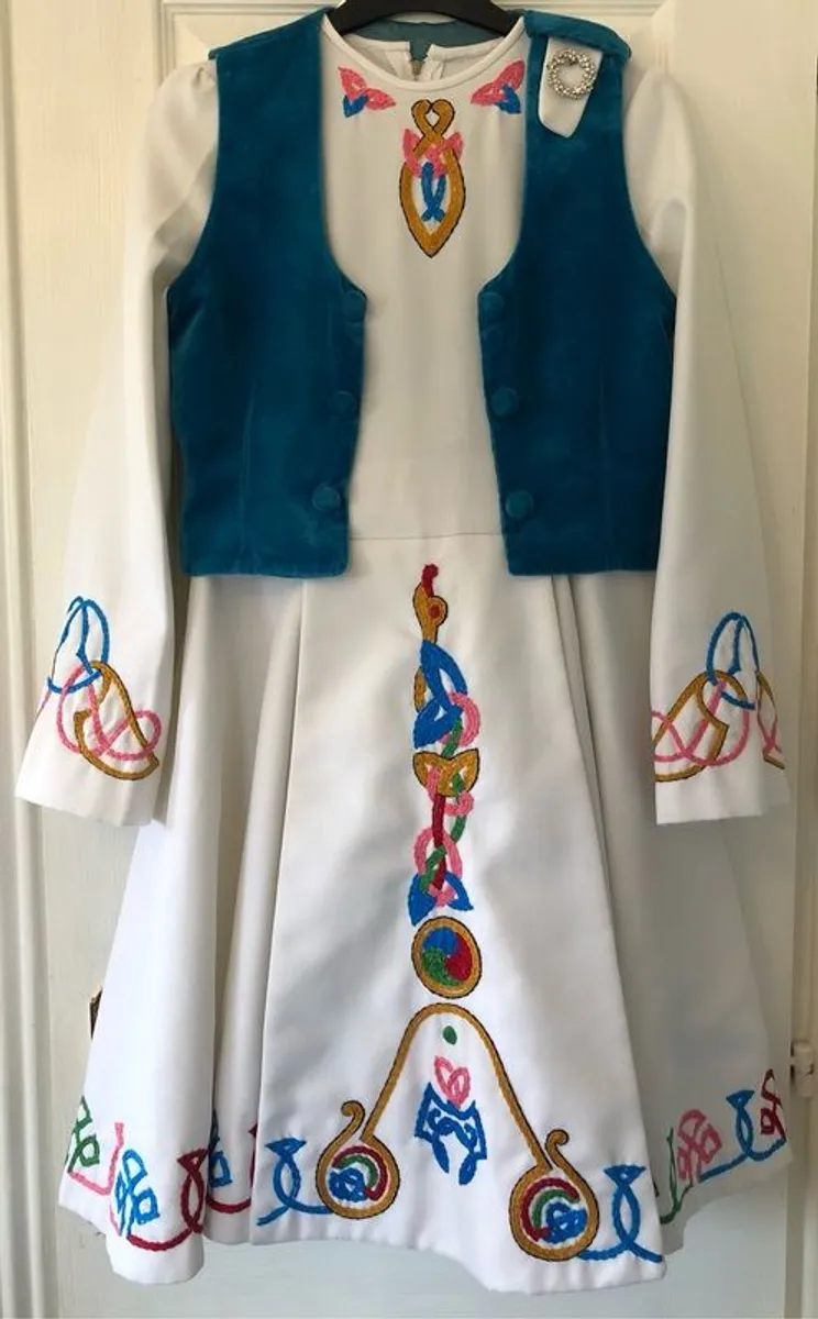 Authentic Handmade Irish Dancing Dress - Image 1